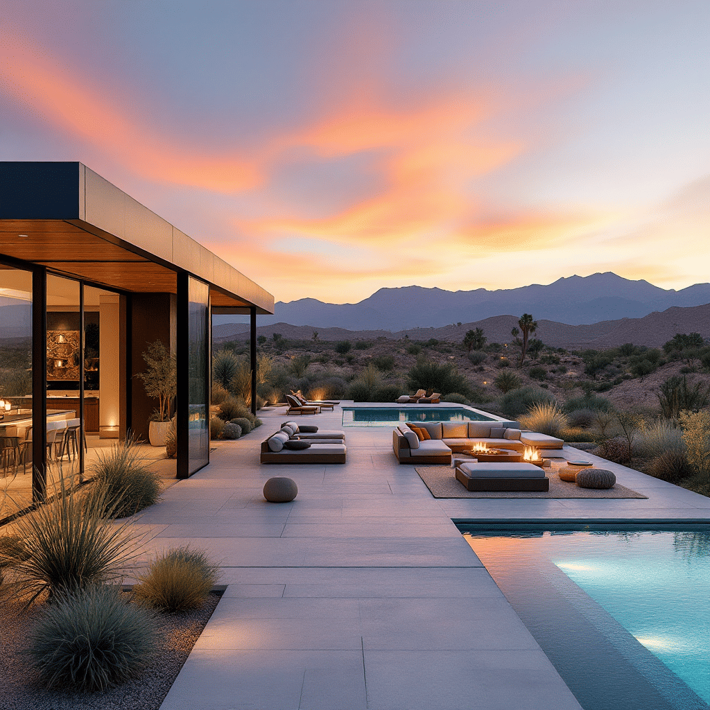 Sunset Sophistication at Divine Desert Lounge Retreat