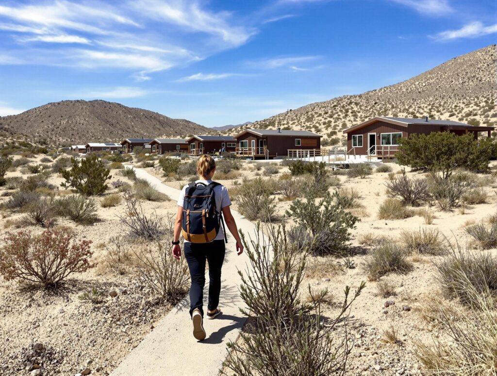 Desert Retreat Arrival at Divine Destination