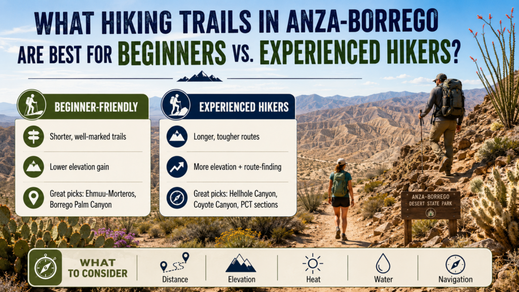 Anza-Borrego hiking trail guide