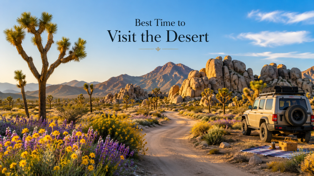 Desert adventure and tranquility await